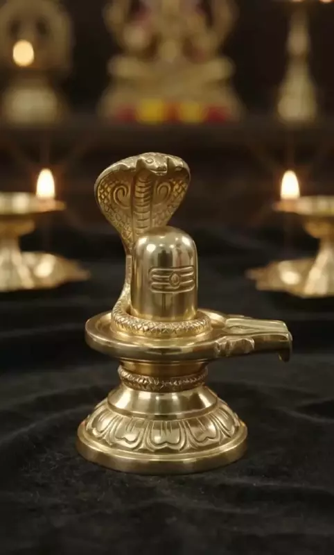 God Shivalinga-Panchaloha Idol-4 Inch height
