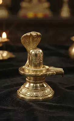 God Shivalinga-Panchaloha Idol-4 Inch height