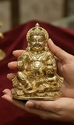God Dhana Kubera-Panchaloha Idol- 4 Inch height