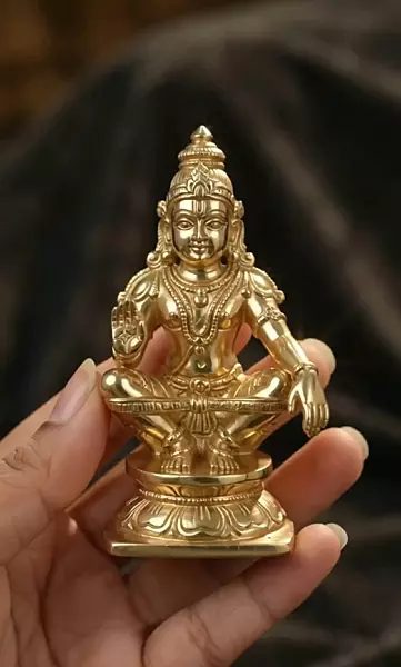 God Swamy Ayyappa-Panchaloha Idol-3.5 Inch height