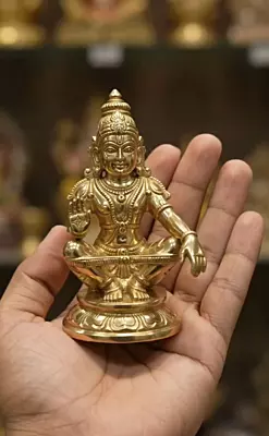 God Swamy Ayyappa-Panchaloha Idol-3.5 Inch height