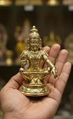 God Swamy Ayyappa-Panchaloha Idol-3.5 Inch height