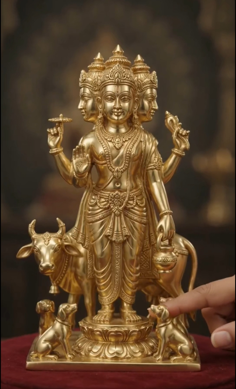 God Guru Deva Datta-Panchaloha Idol- 5 Inch height