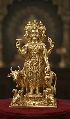 God Guru Deva Datta-Panchaloha Idol- 5 Inch height