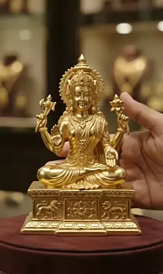 Goddess Lalita Devi-Panchaloha Idol-4 inch height