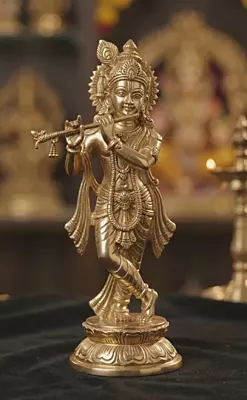 Lord Krishna Panchaloha Idol-4 Inch height