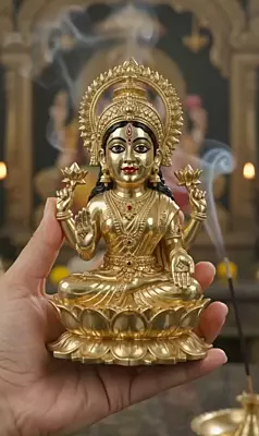 Goddess Lakshmi-Panchaloha Idol-3.5 Inch attractive Idol