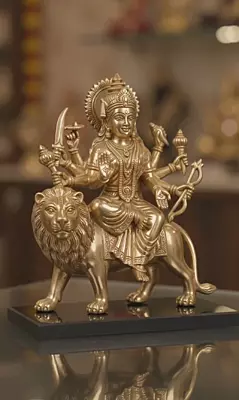Goddess Durga Devi-Panchaloha Idol1