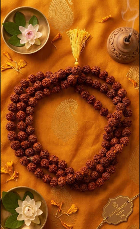 Rudraksha mala-108 Beads