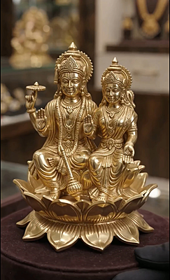 god Vishnu and Lakshmi idol