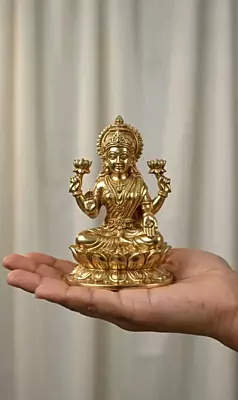 Goddes Lakshmi Panchaloha Idol-3-inch height-solid metal