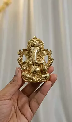 God Ganesha Panchaloha Idol-2.5 Inch height-solid metal