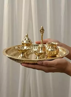 Pooja Set-Made in Panchaloha