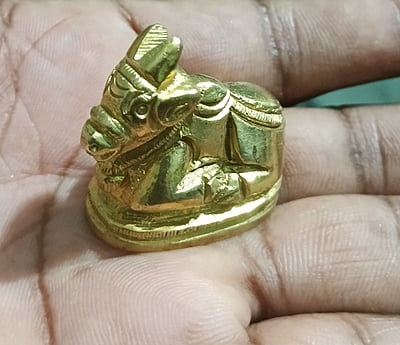 God Nandi Panchaloha Idol-3 Cm height-solid metal