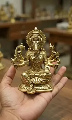Goddess Varahai Devi Panchaloha Idol- 4 Inch size-solid metal