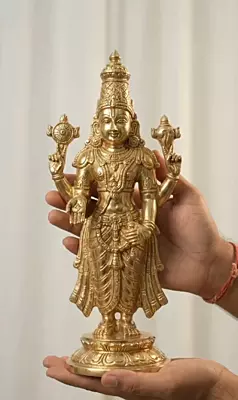 God Venkateshwara swamy Panchaloha Idol-12 Inch height-solid metal