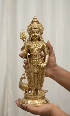 God Subramanya swamy/murugan Panchaloha Idol-12 Inch-solid metal