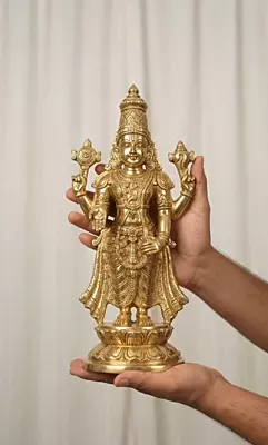 God Venkateshwara Panchaloha Idol-12 Inch height-solid metal