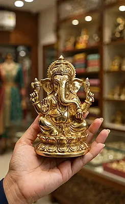 God Ganesha Panchaloha Idol- 4 Inch height
