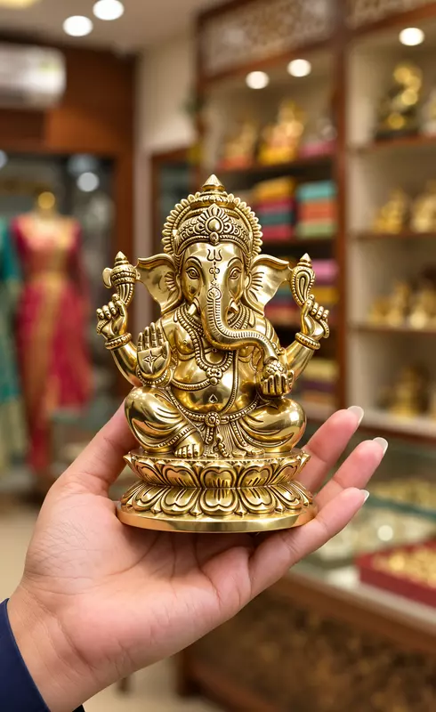 God Ganesha Panchaloha Idol- 4 Inch height