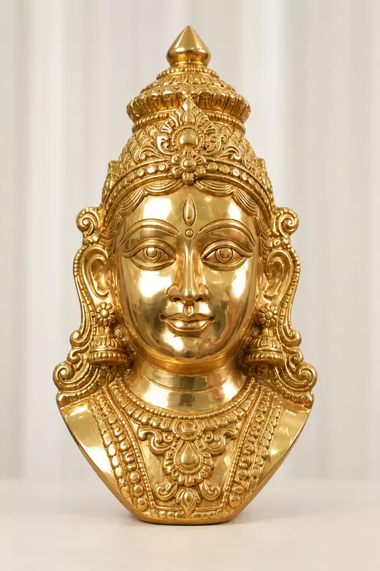 Goddess Lakshmi Panchaloha Face-12 Inch height