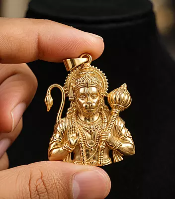 God Hanuman Pendant- 1 Inch size