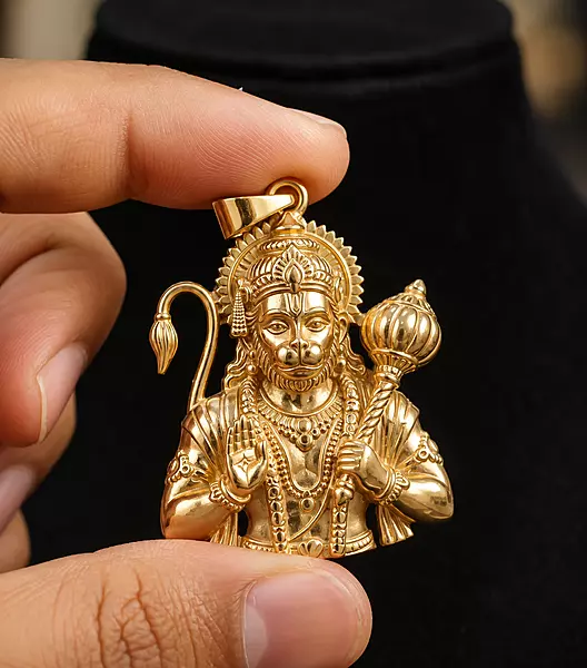 God Hanuman Pendant- 1 Inch size
