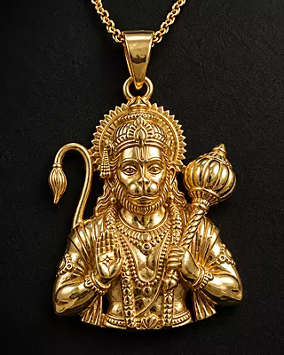 God Hanuman Pendant- 1 Inch size