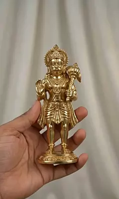 Hanuman Panchaloha Idol- 5 Inch height-solid metal