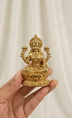 Goddess Lakshmi Panchaloha Idol-3 Inch size-solid metal