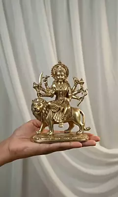 Goddess Maa Durga Devi Panchaloha Idol-5 Inch height-solid metal