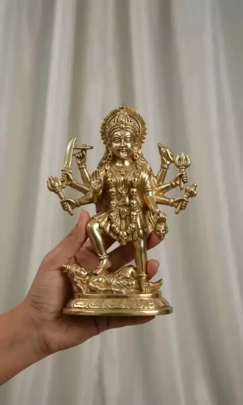 Goddess Mahakali Panchaloha Idol-6 Inch height