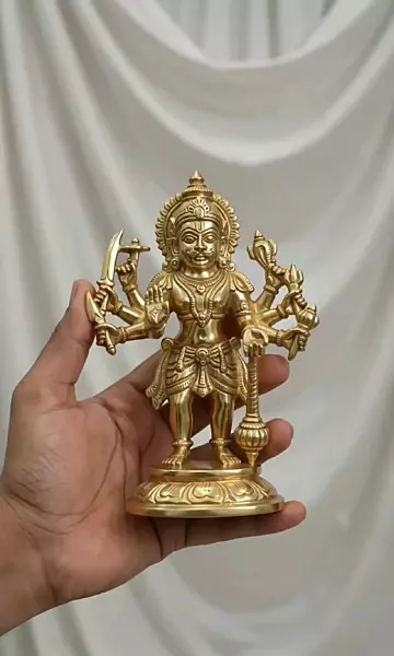 God Veerabadraswamy Panchaloha Idol- 4 Inch height